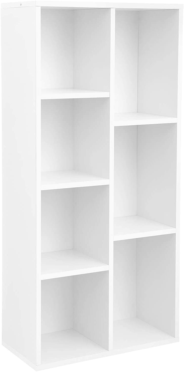 Boekenkast – Opbergkast – Spaanplaat – 50 x 24 x 106 cm – Wit