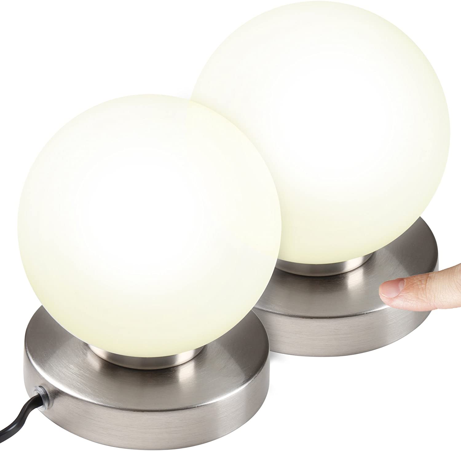 Tafellampen – Woonkamerlampen – Dimfunctie – Aanraaksensor – Set van 2 stuks