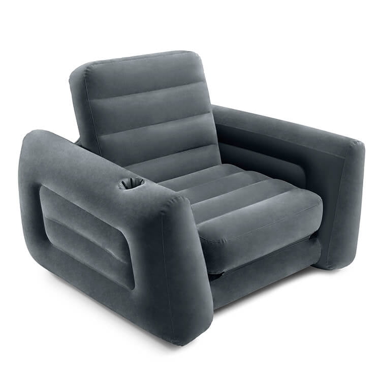 Intex – Opblaasbare stoel – Grijs – 117 x 224 x 66 cm