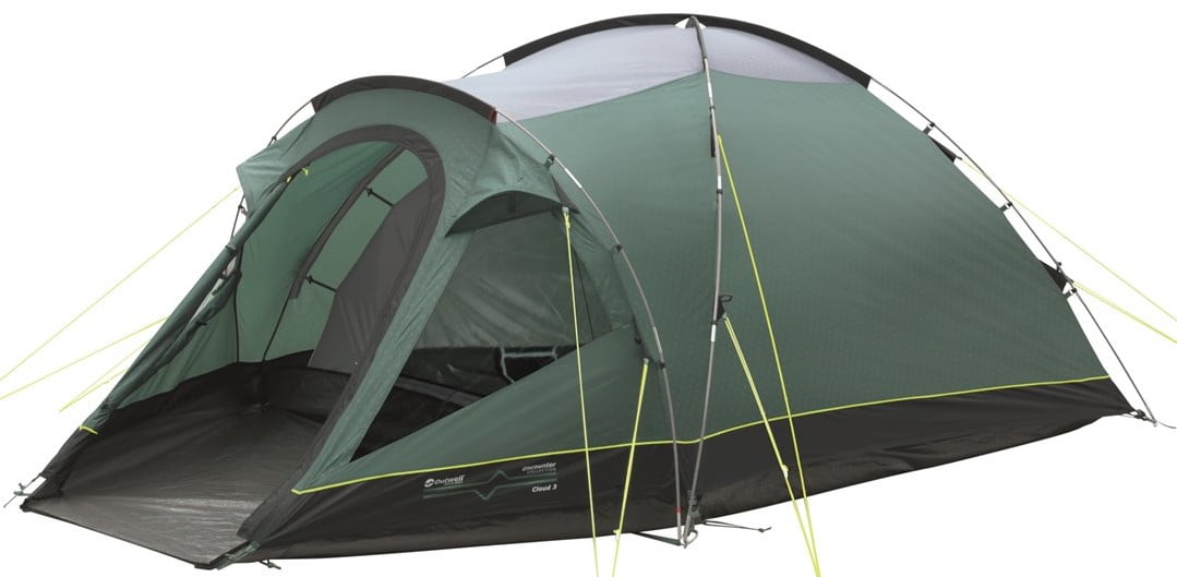 Oase Outdoors – Tenten – Tent – Groen, grijs en zwart – 330 x 200 x 30 cm