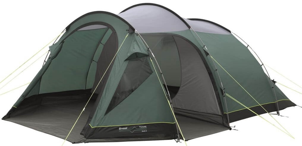 Oase Outdoors – Tenten – Tent – Groen, grijs en zwart – 440 x 340 x 85 cm