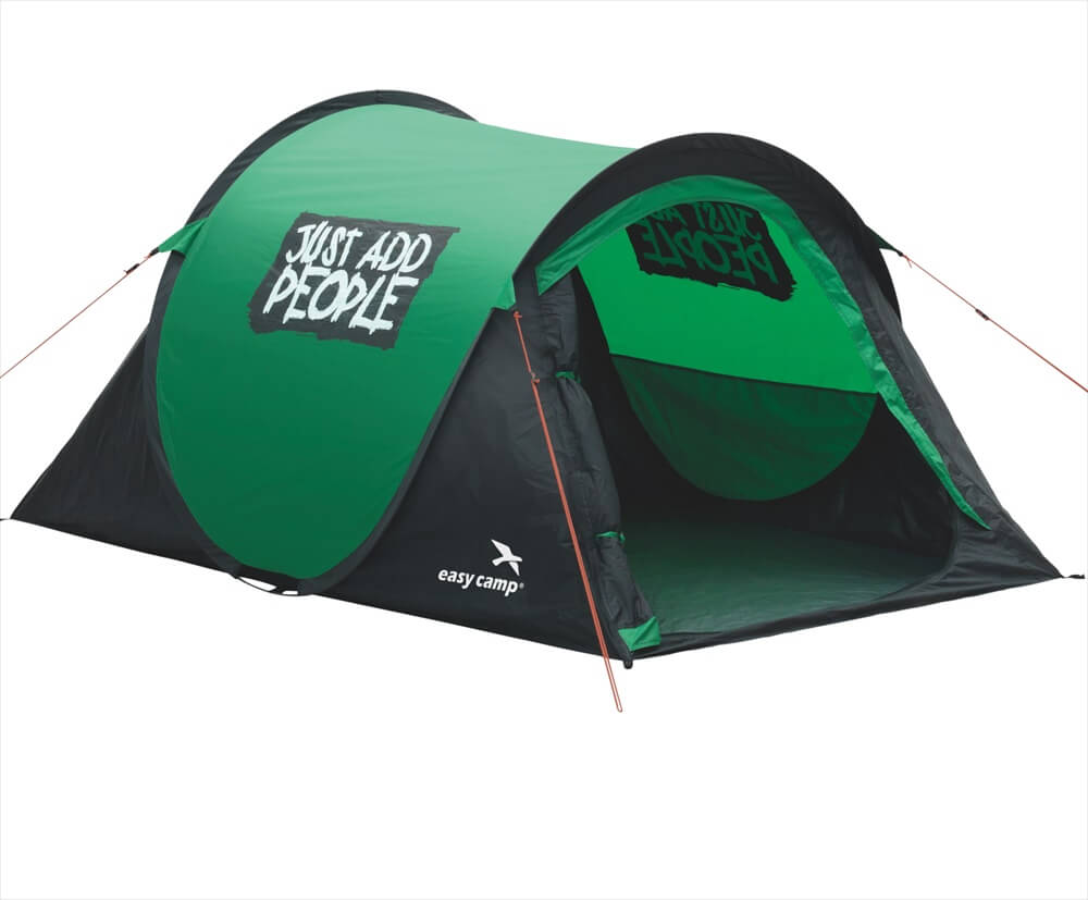 Easy Camp – Tenten – Tent – Groen en zwart – 210 x 120 x 95 cm