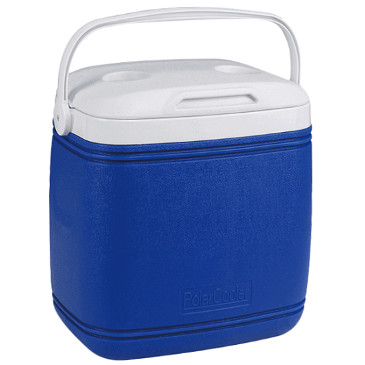 Polar Cooler – Koelbox – Koeltas – Blauw en wit – 40 x 26,5 x 2 cm