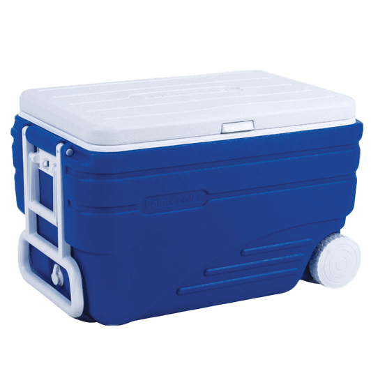 Polar Cooler – Koelbox – Koeltas – Blauw en wit – 76 x 47 x 5 cm