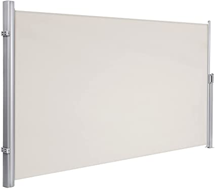 Zonnescherm – Balkonscherm – Zichtbreeknet – 191 x 20 x 14 cm – Beige
