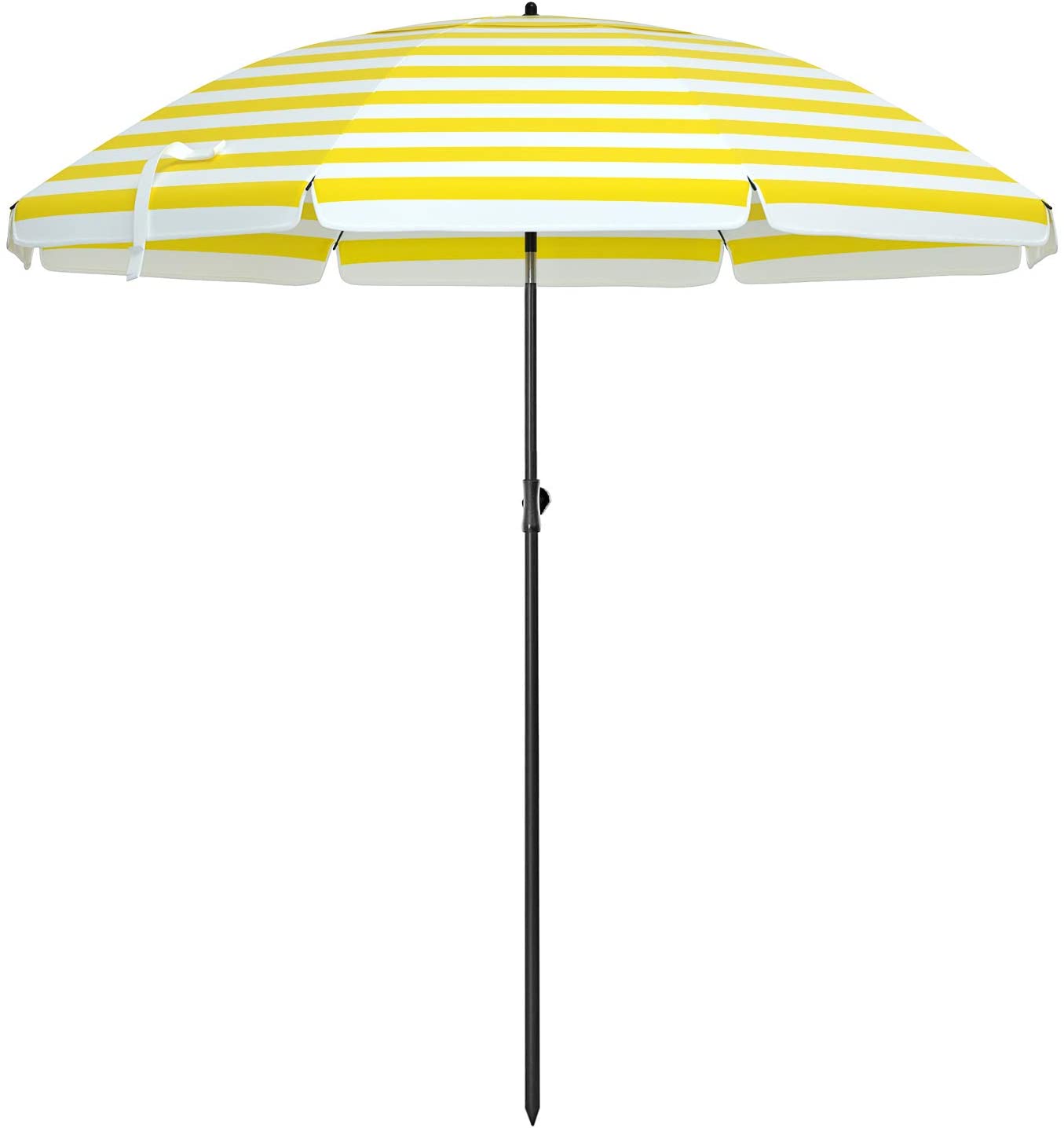 Parasol – Strand parasol – Parasols – 200 x 230 x 0 – Geel