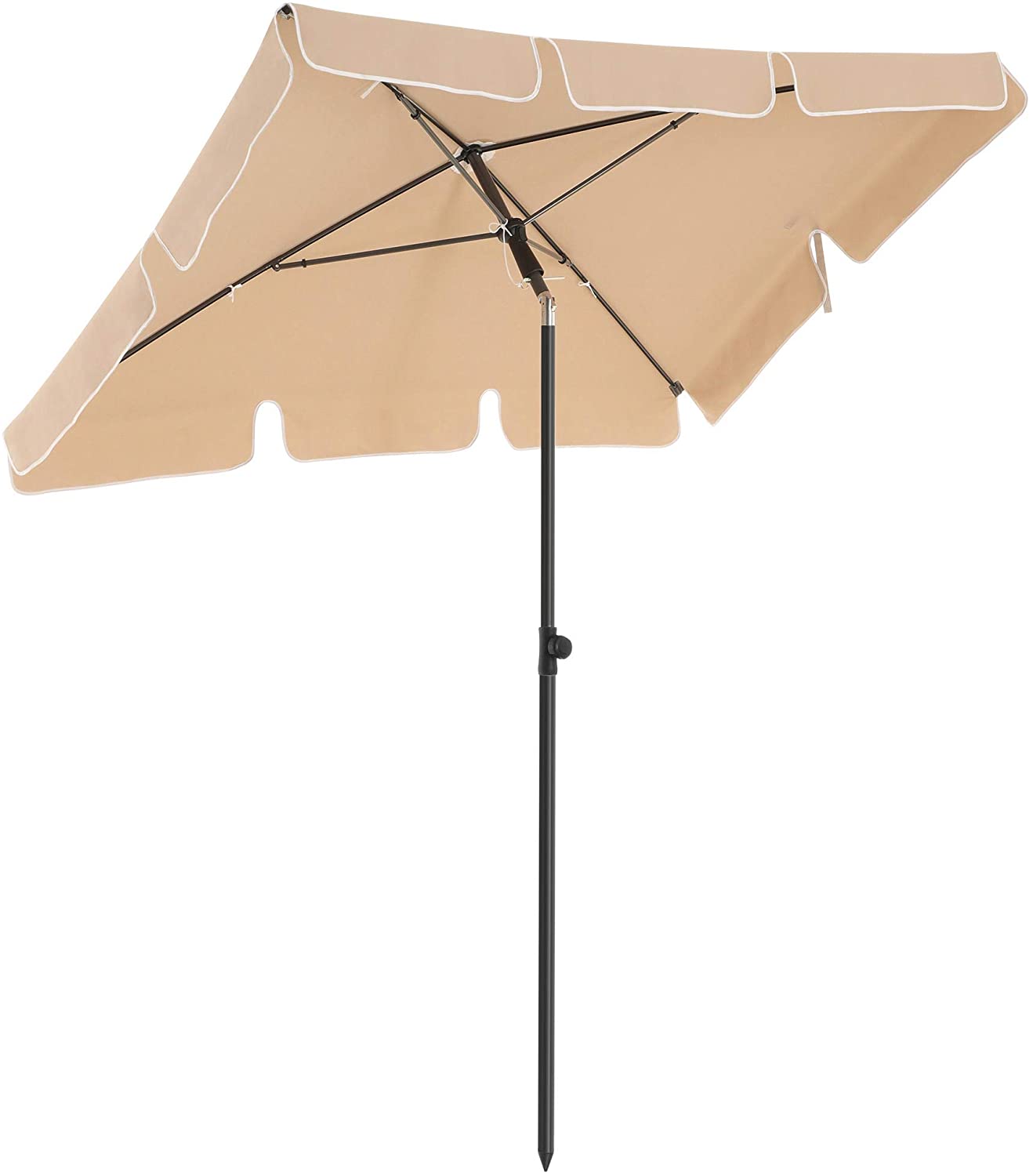 Parasol – Strand parasol – Parasols – 2 x 1,25 x 2,4 – Oranje