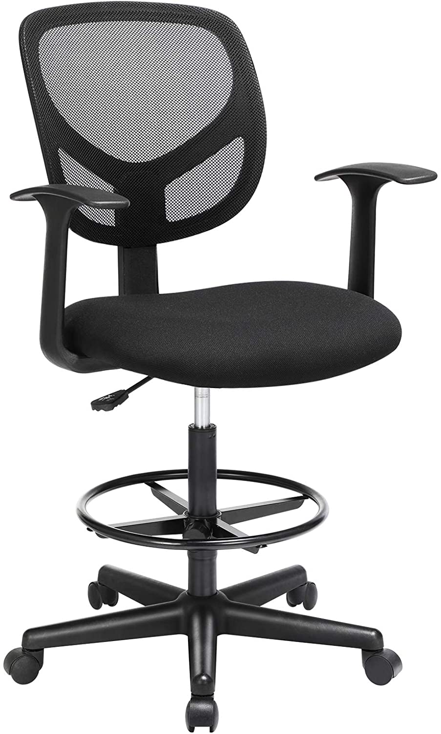Bureaustoel – Stoel – Bureaustoel ergonomisch – 50 x 58 x 120 – Zwart