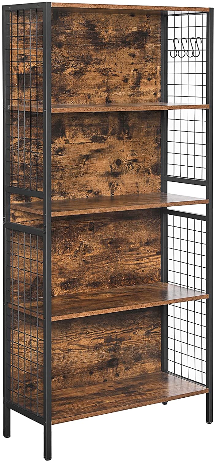 Kast – Boekenkast – Kasten – Kastje – 74 x 30 x 154,5 – Bruin