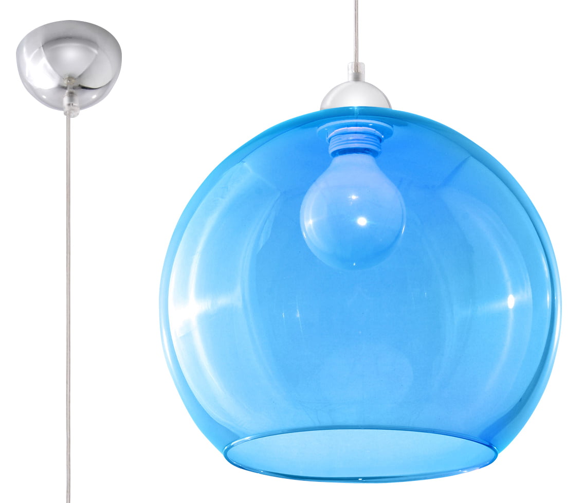 Hanglamp Bal – E27 – Blauw