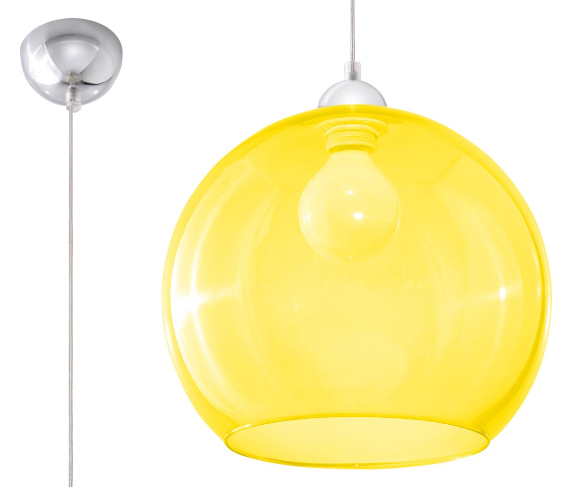 Hanglamp Ball – E27 – Geel