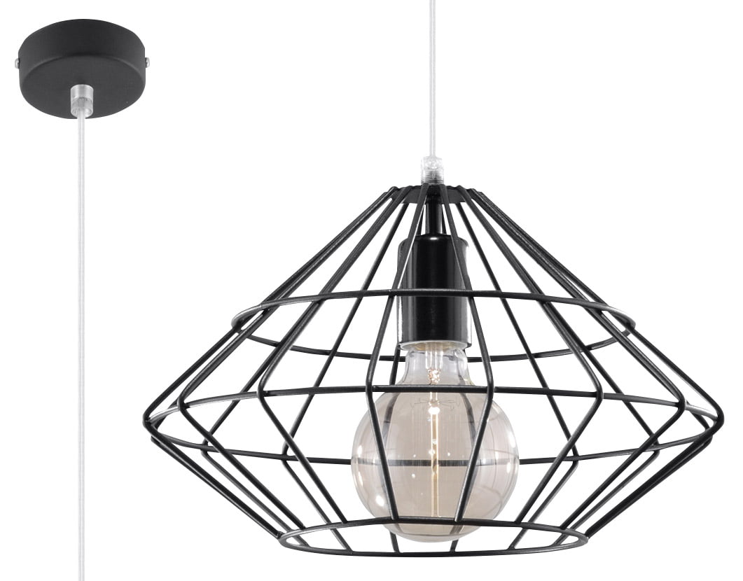 Hanglamp Umberto – E27 – Zwart