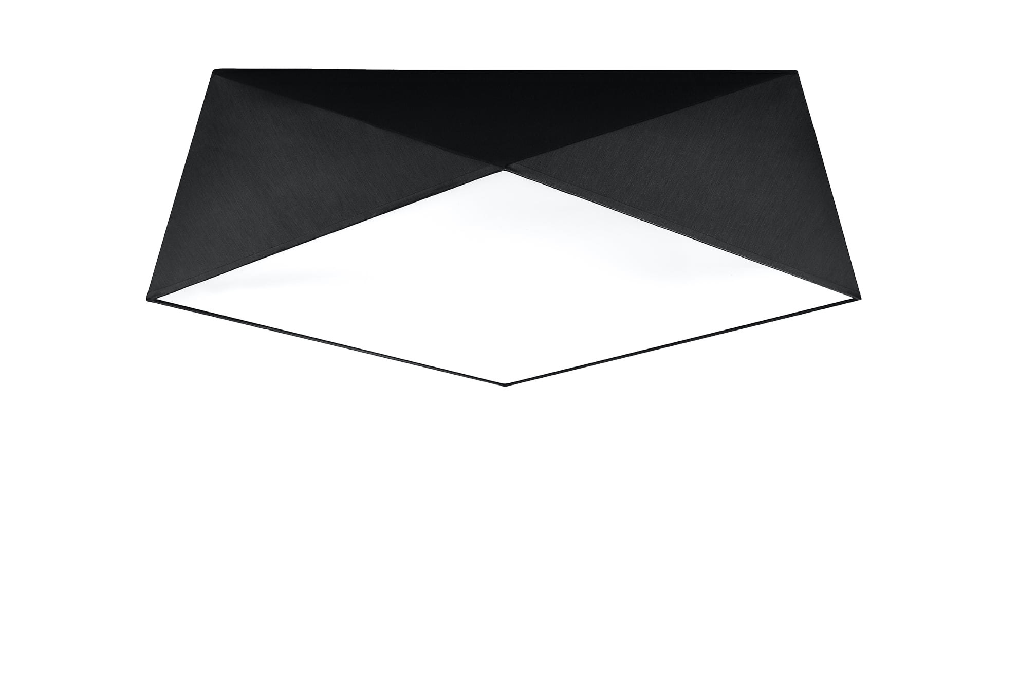 Plafond Hexa 45 – E27 – Zwart