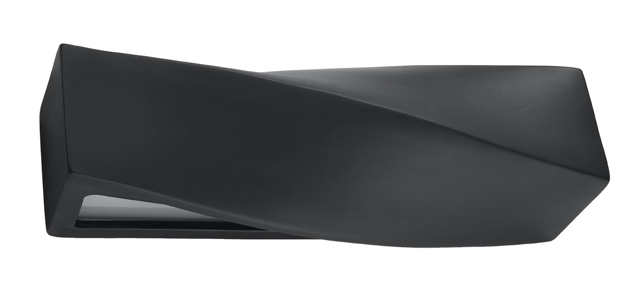 Wandlamp Keramische Sigma – E27 – Zwart