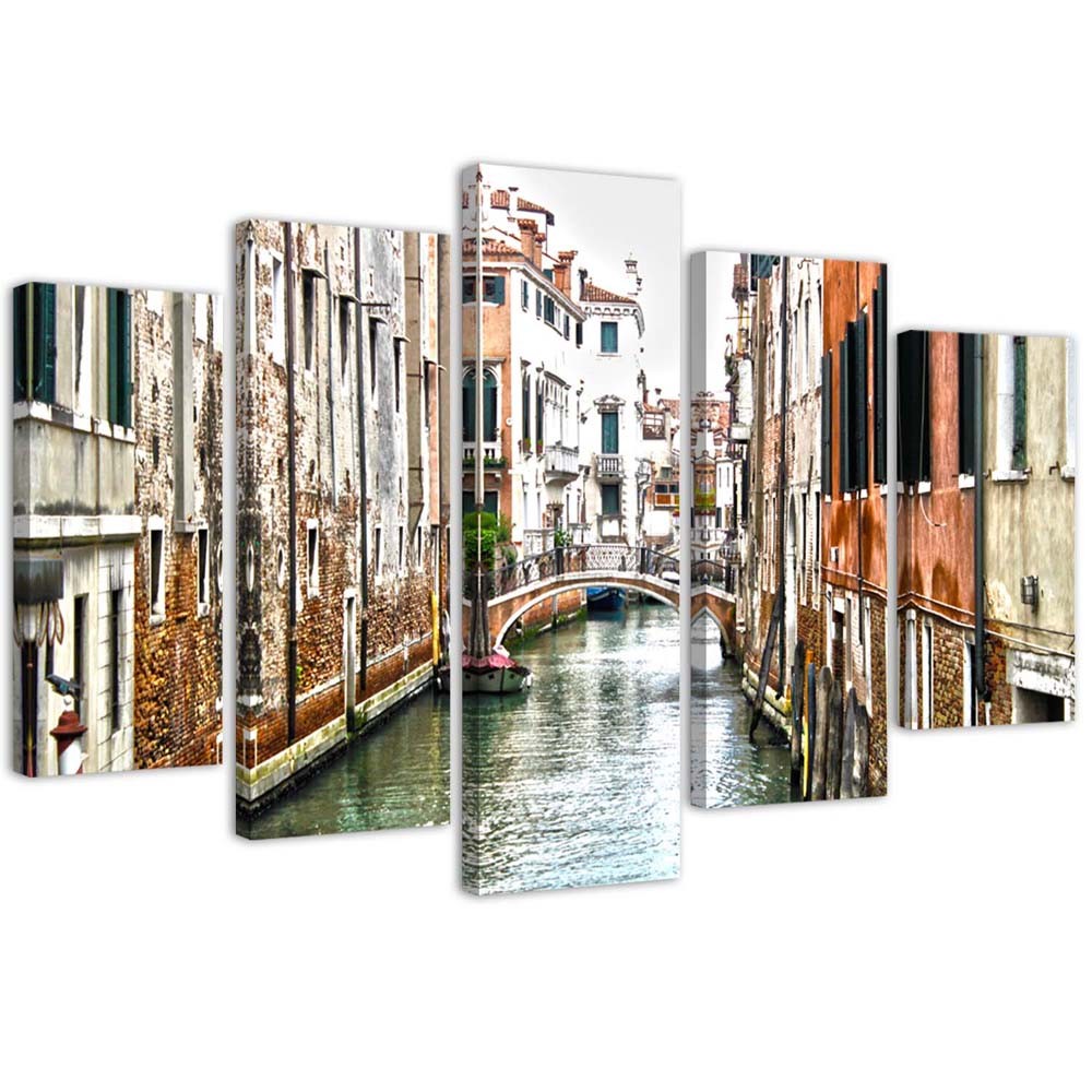 Canvas Schilderij – Venetië  – Vijfluik – Steden