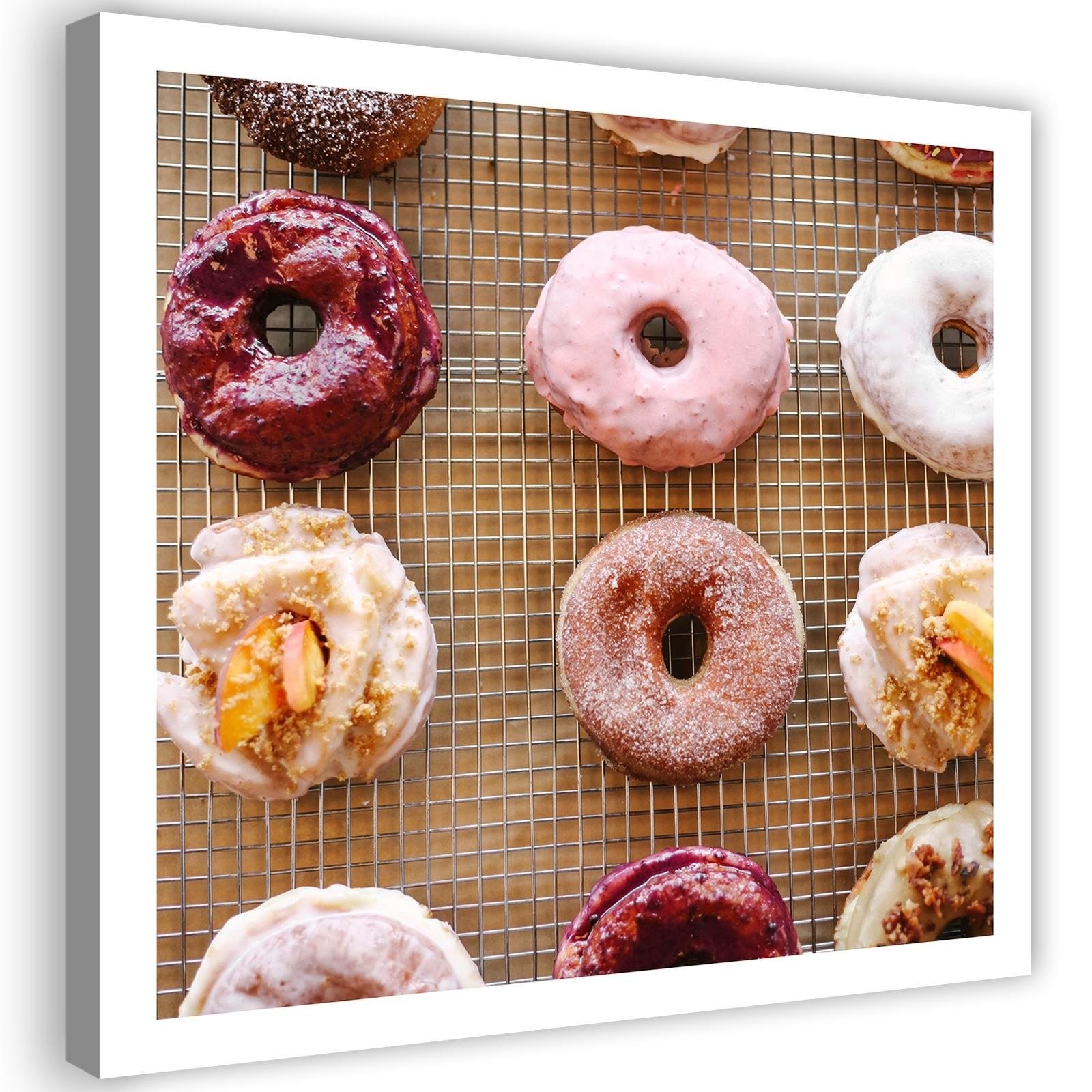 Canvas Schilderij – Heerlijke Donuts  – Schilderijen – Voedsel