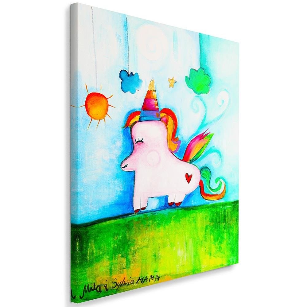 Canvas Schilderij – Unicorn  – Schilderijen – Voor Jongeren