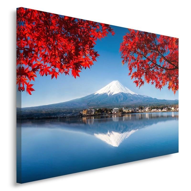 Canvas Schilderij – Weergave Van Fuji  – Schilderijen – Landschappen