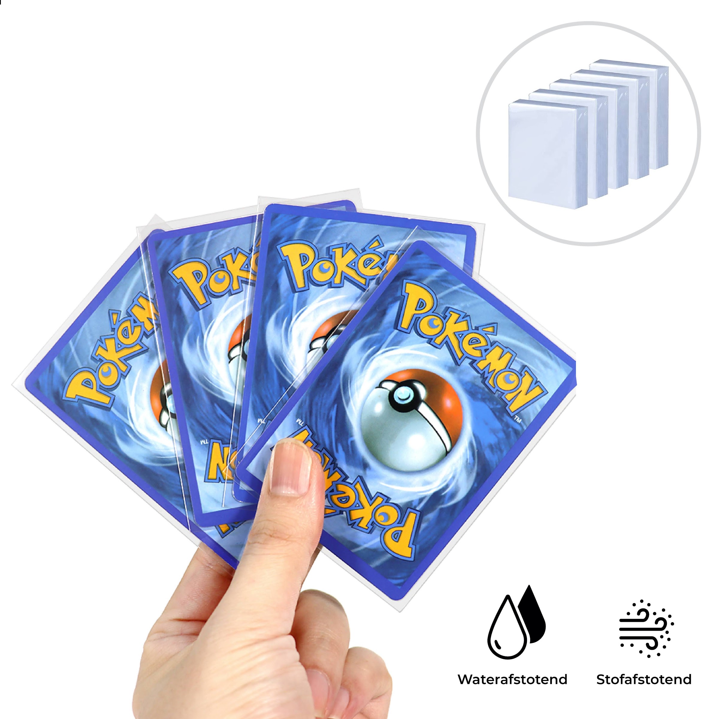 Pokémon sleeves – Soft card sleeves – Ultra Pro sleeves – TCG – Kaartbescherming – Penny sleeves – 500 stuks