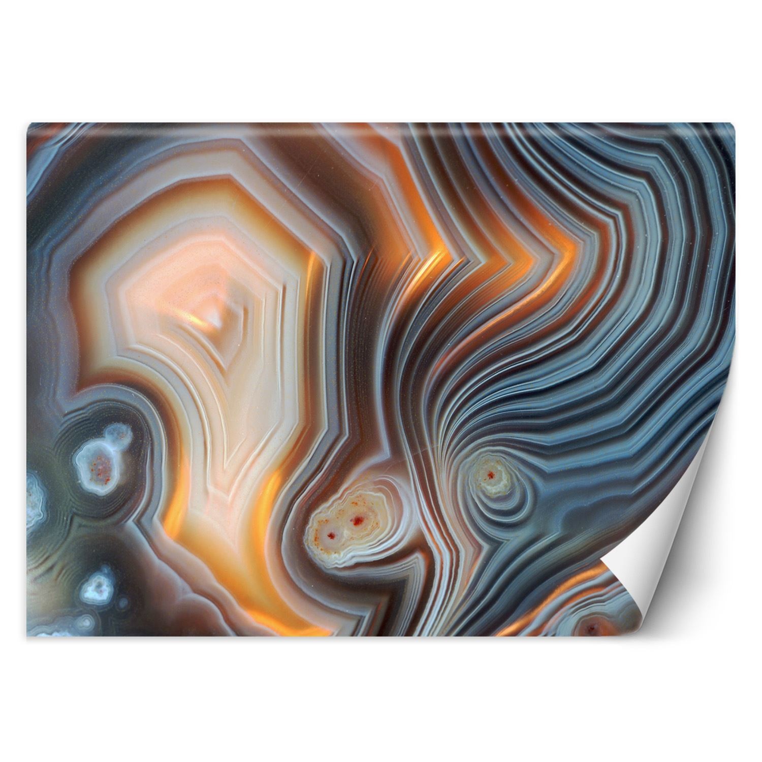 Trend24 – Behang – Minerale Dwarsdoorsnede – Behangpapier – Fotobehang 3D – Behang Woonkamer – 400x280x2 cm – Incl. behanglijm