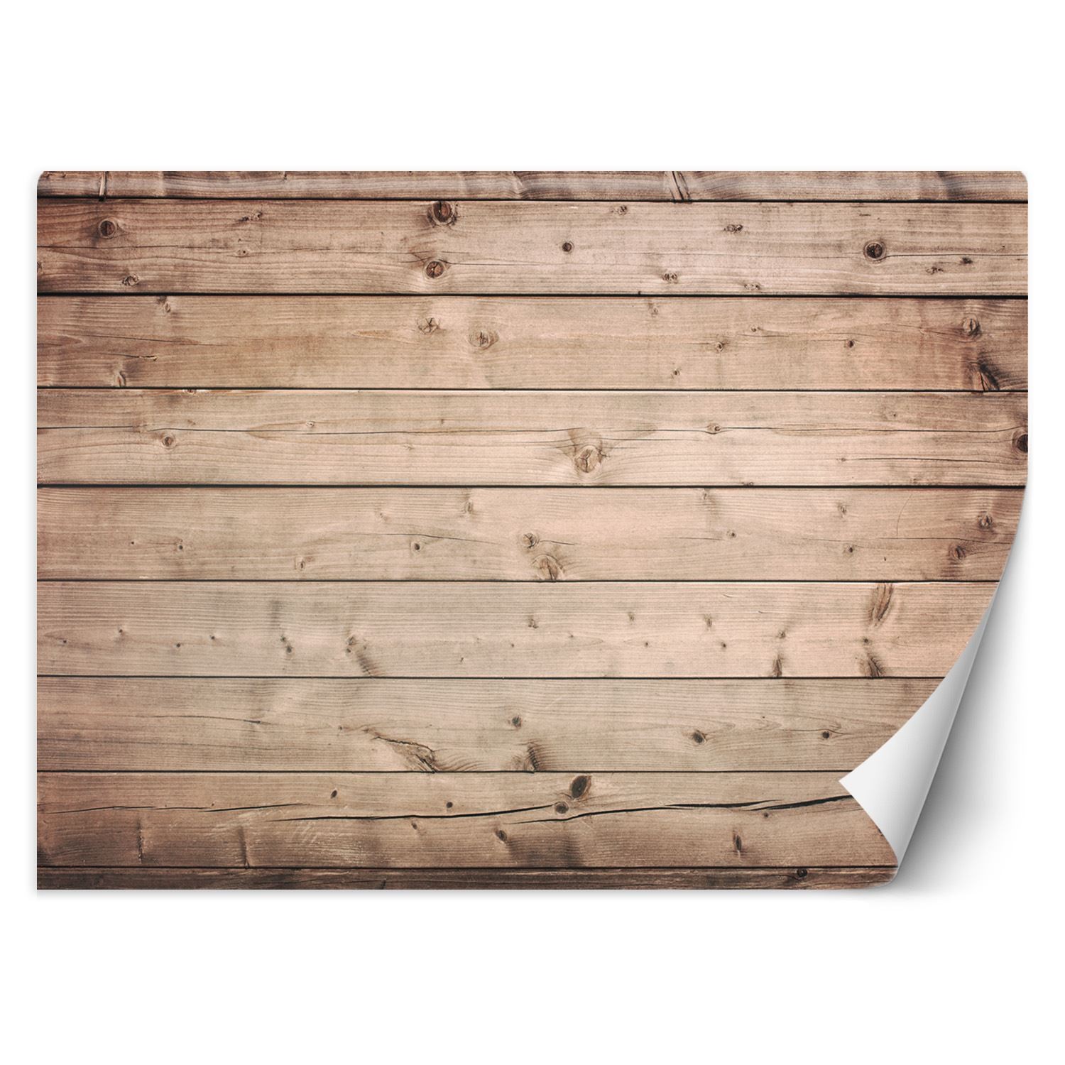 Trend24 – Behang – Crosswise Plank Patroon – Vliesbehang – Behang Woonkamer – Fotobehang – 400×280 cm – Incl. behanglijm