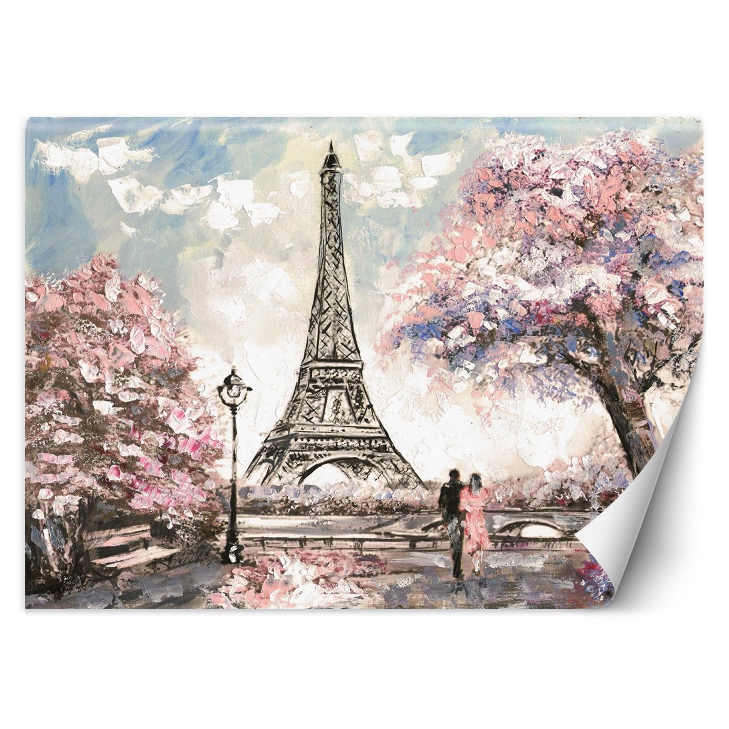 Trend24 – Behang – Parijs – Vliesbehang – Fotobehang – Behang Woonkamer – 350×245 cm – Incl. behanglijm