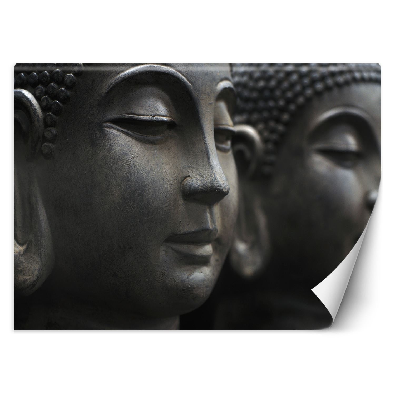 Trend24 – Behang – Mediteren Boeddha – Vliesbehang – Fotobehang – Behang Woonkamer – 350×245 cm – Incl. behanglijm