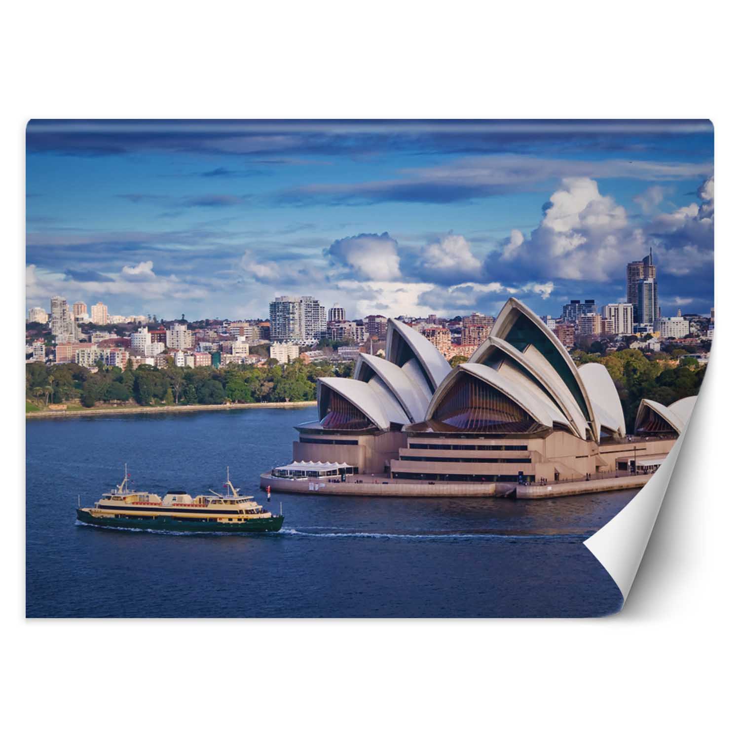 Trend24 – Behang – Sydney Opera House – Vliesbehang – Fotobehang – Behang Woonkamer – 350x245x2 cm – Incl. behanglijm