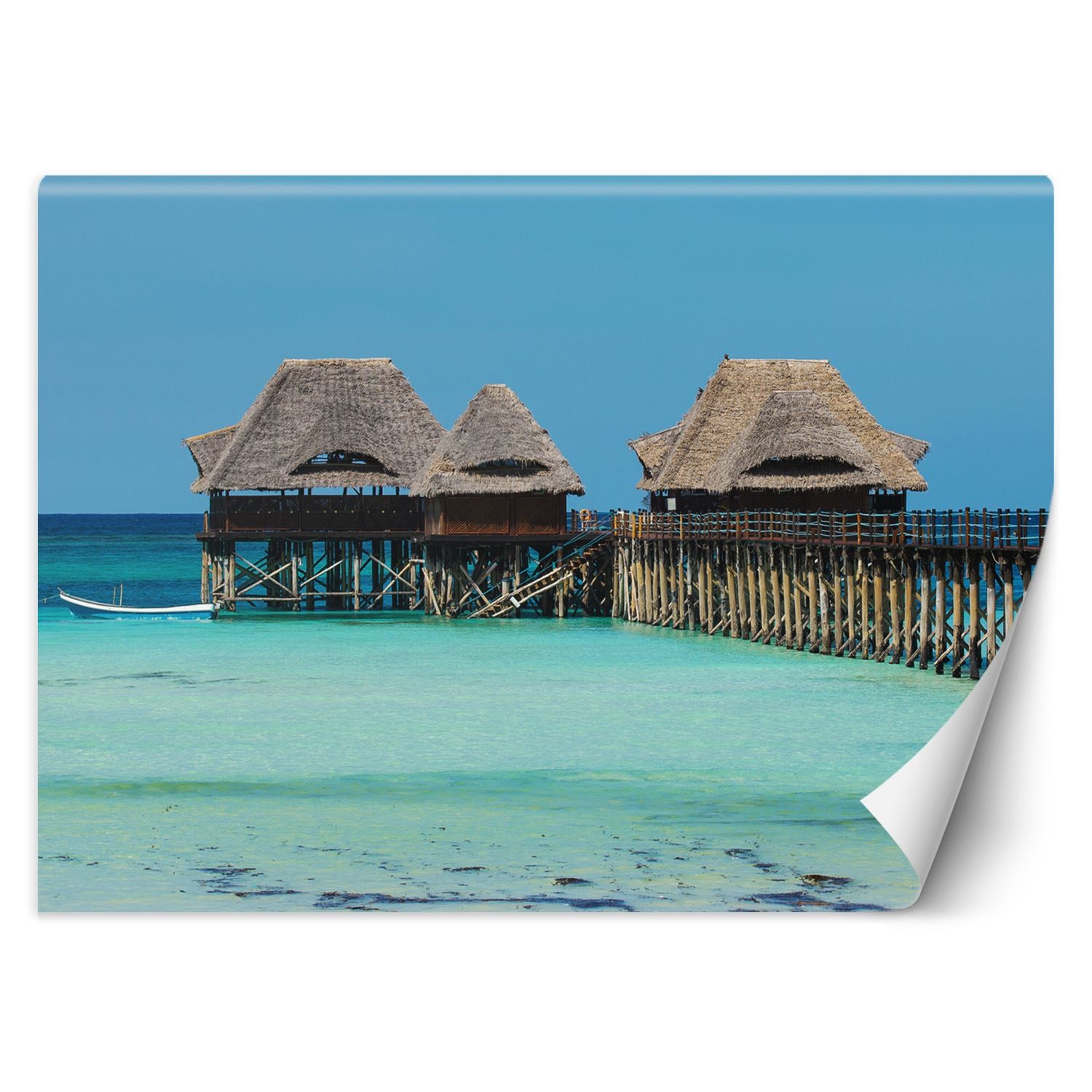 Trend24 – Behang – Malediven – Behangpapier – Fotobehang Natuur – Behang Woonkamer – 450x315x2 cm – Incl. behanglijm