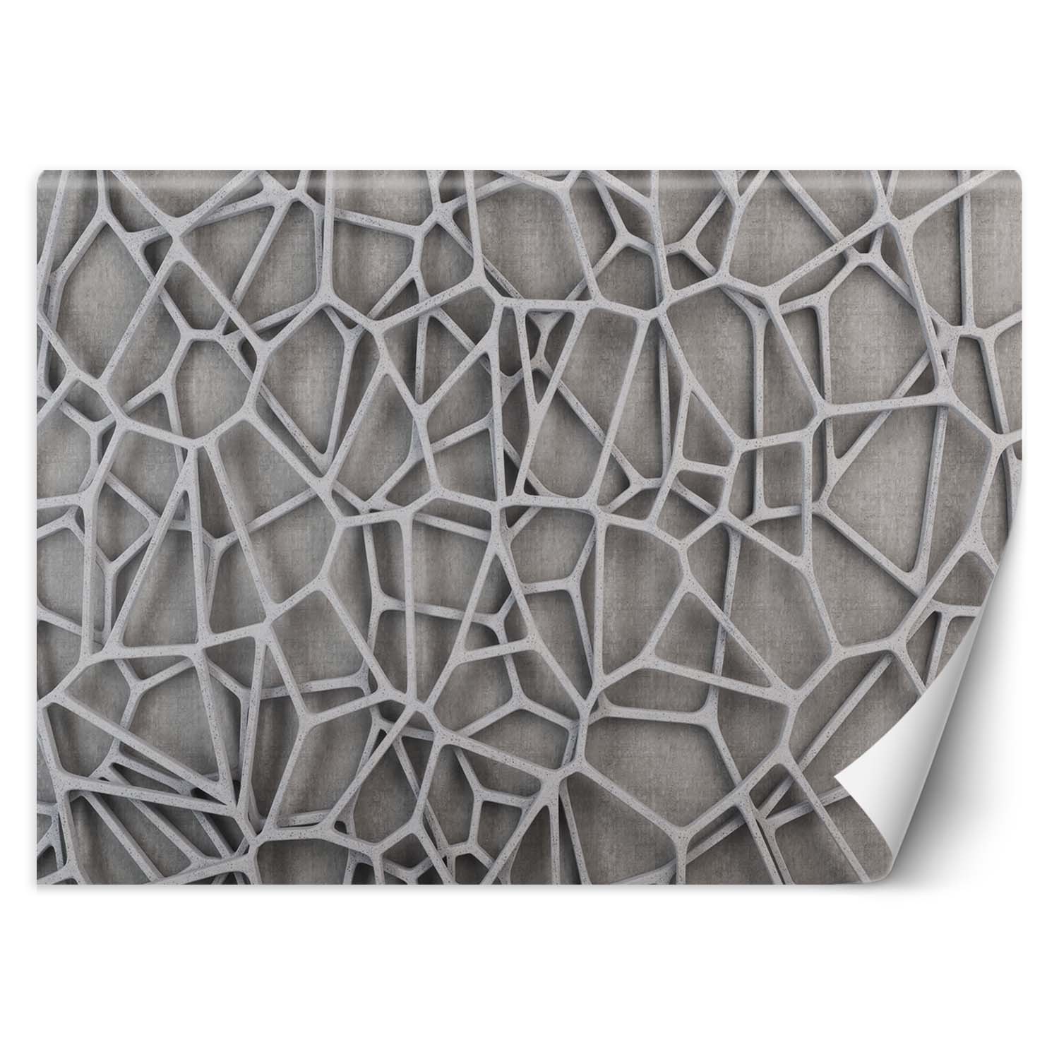 Trend24 – Behang – 3D-Textuur – Vliesbehang – Fotobehang 3D – Behang Woonkamer – 350x245x2 cm – Incl. behanglijm