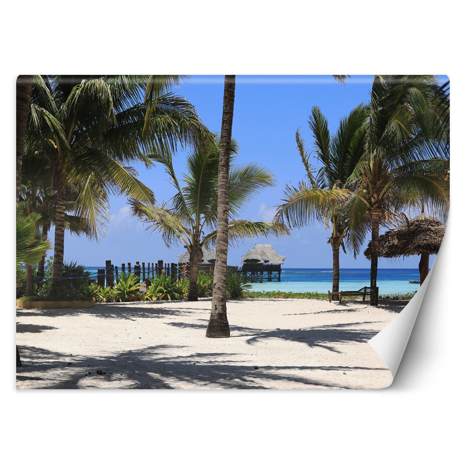 Trend24 – Behang – Maldiven – Vliesbehang – Fotobehang Natuur – Behang Woonkamer – 350×245 cm – Incl. behanglijm