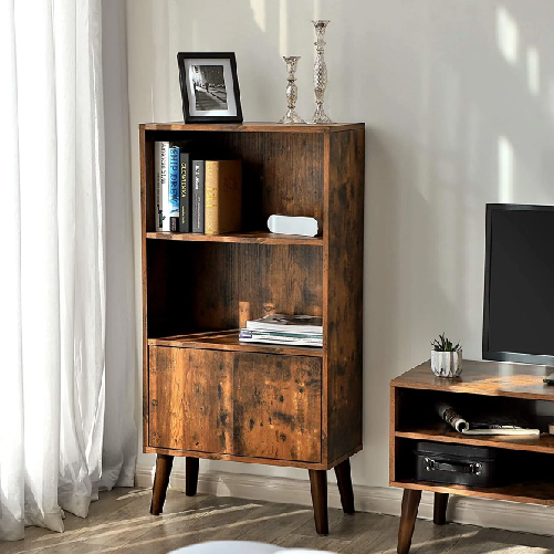 opbergkast - boekenkast - rustieke kast - wandkast - goedkope industriële meubels