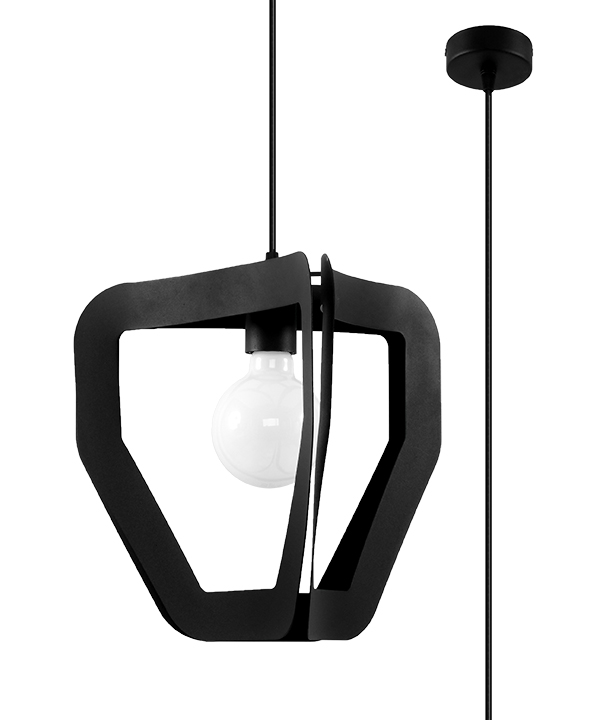 Hanglamp Tres – E27 – Zwart