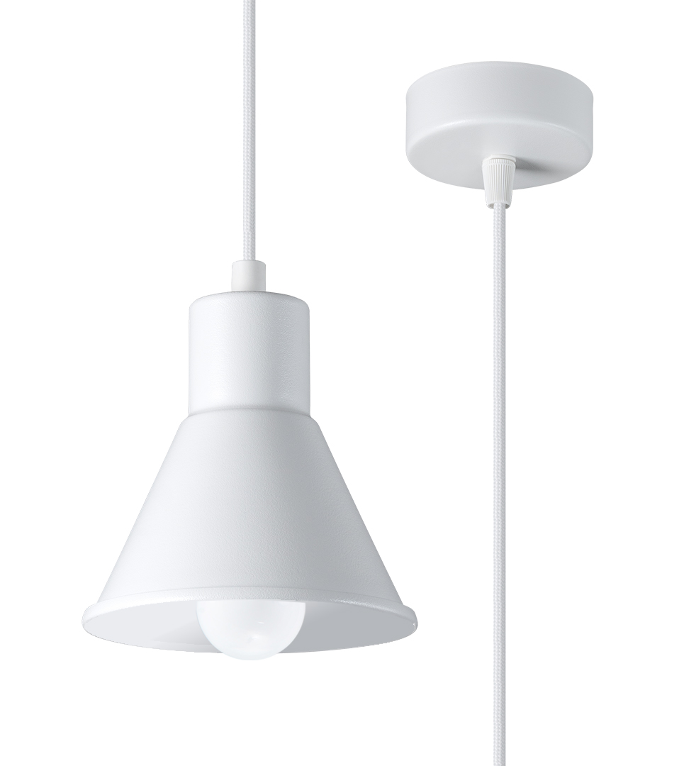 Hanglamp Taleja 1 – E27 – Wit