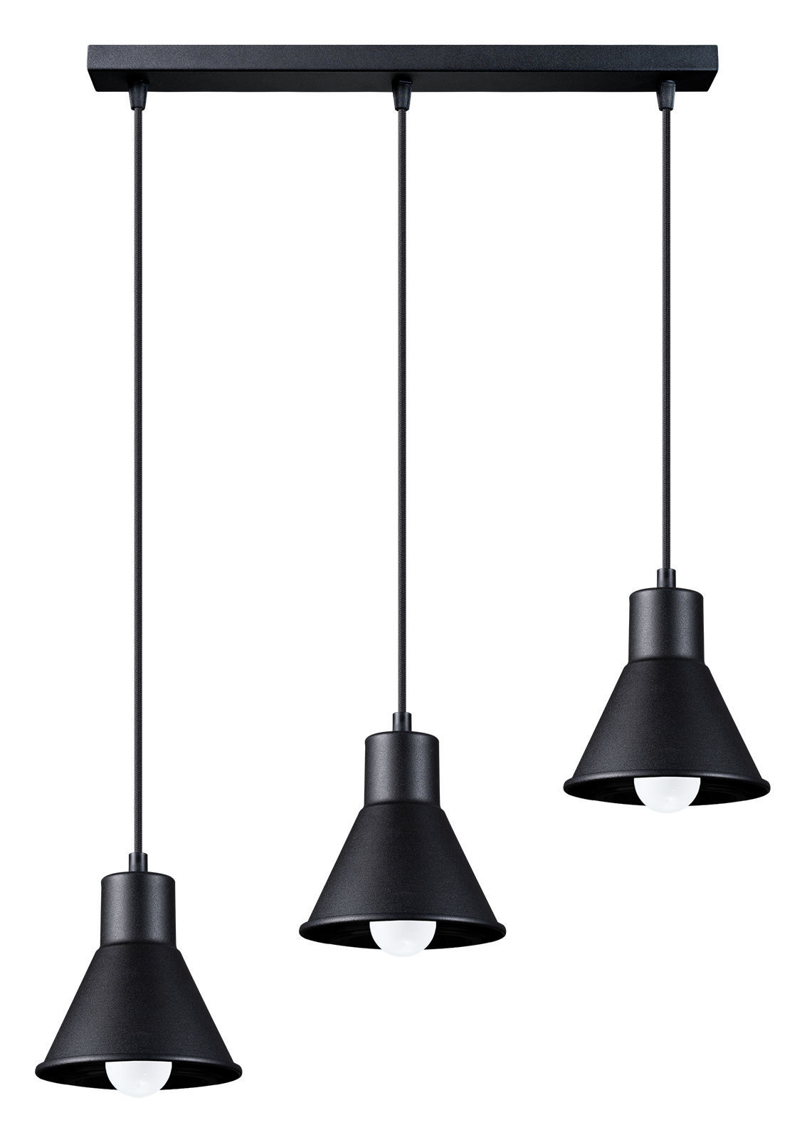 Hanglamp Taleja 3 – E27 – Zwart