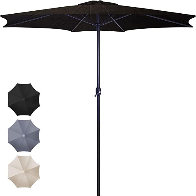 Parasol – Tuinparasol – Stokparasol – 300 cm – Zwart