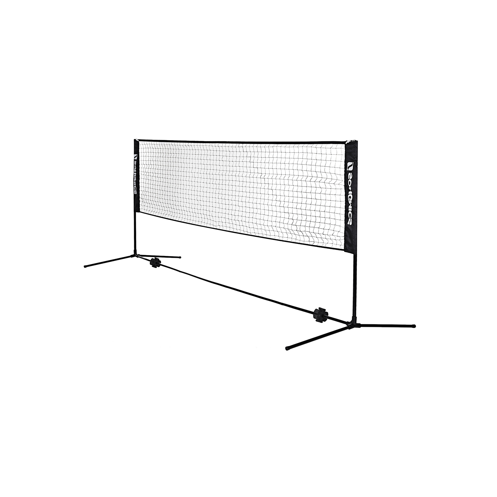Sportnet – Badmintonnet – Tennisnet – Volleybalnet – In hoogte verstelbaar – Met transporttas – Blauw