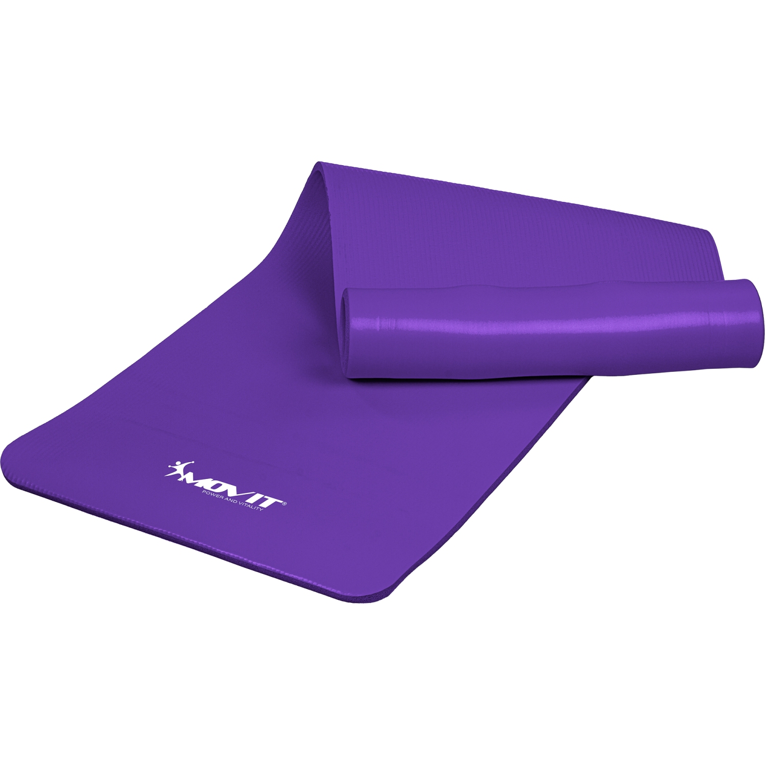 Yoga mat – Pilates mat – Oprolbaar – 190 x 100 x 1.5 cm – Paars