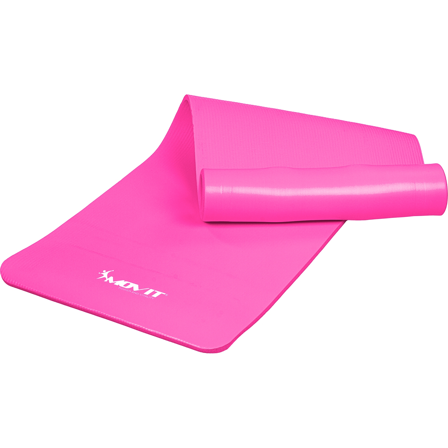 Yoga mat – Pilates mat – Oprolbaar – Oprolbaar – 190 x 100 x 1.5 cm – Roze