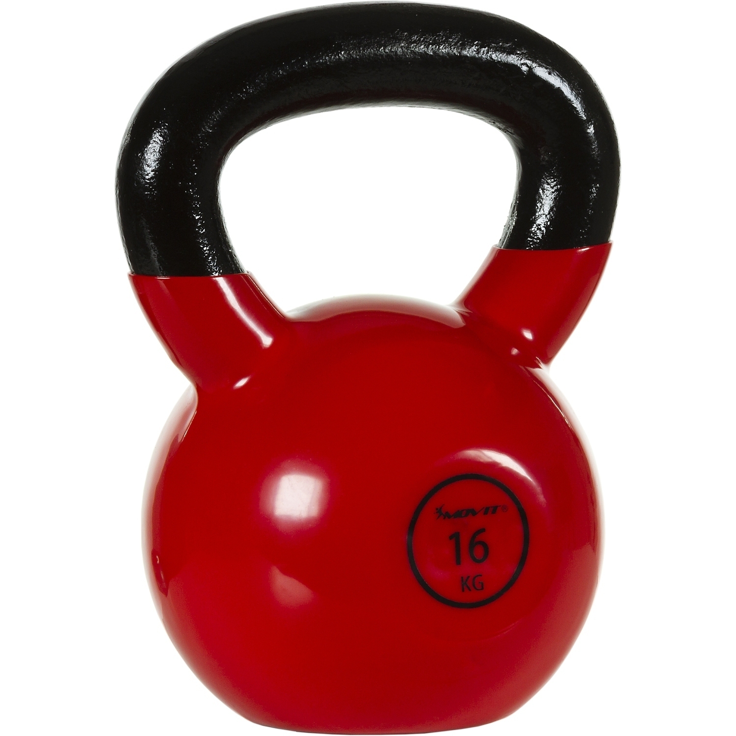 Kettlebell – Gewichten – 16 kg – Rood – Zwart