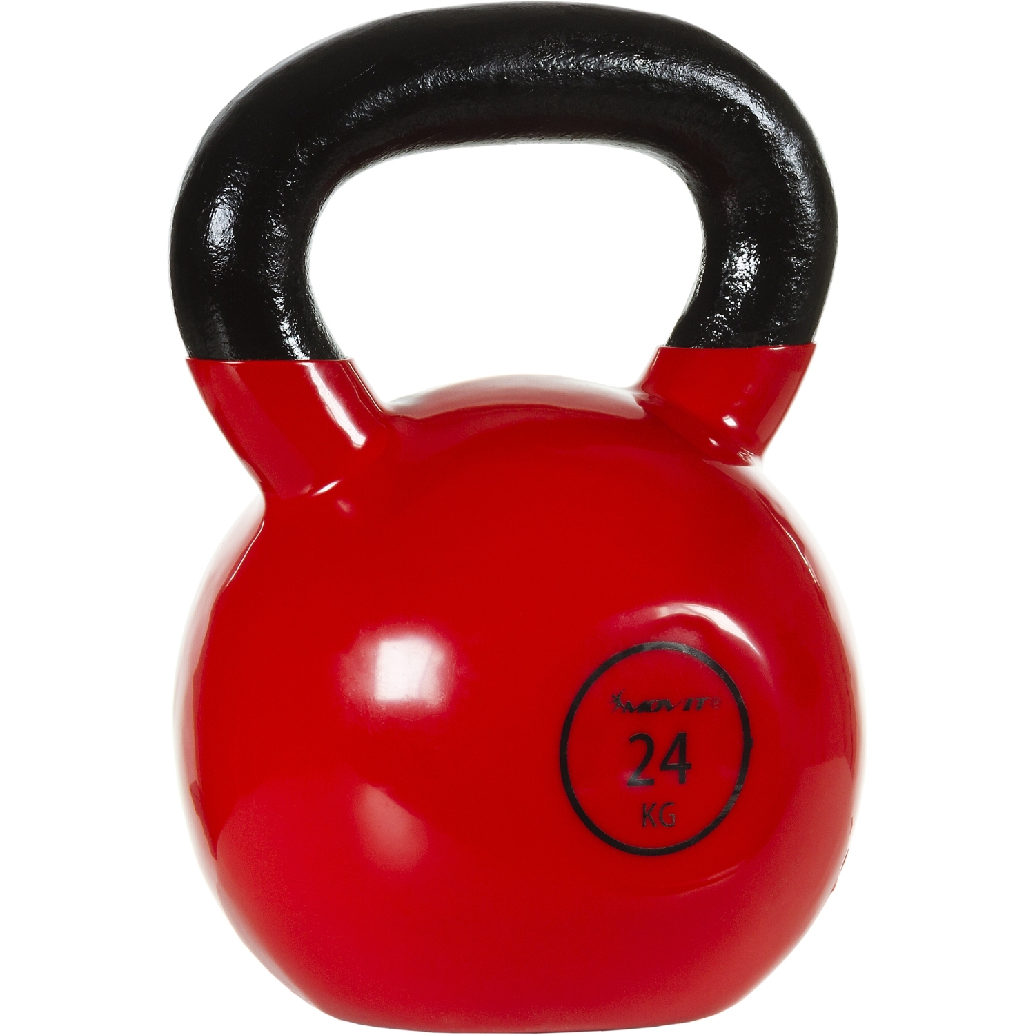 Kettlebell – Gewichten – 24 kg – Rood – Zwart