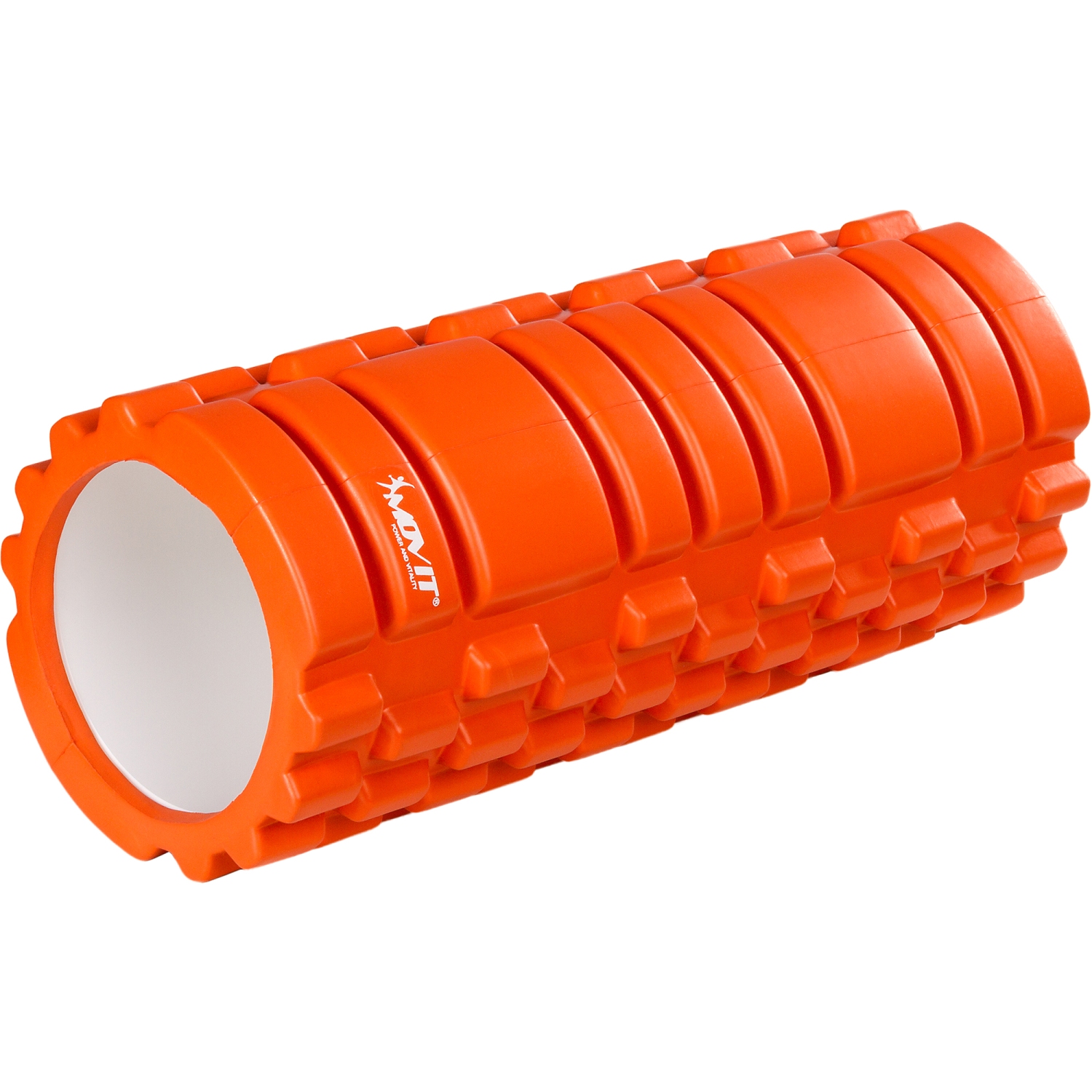 Foam roller – Foam trigger point – Voor massages en fitness – 33 x 14 cm – Oranje