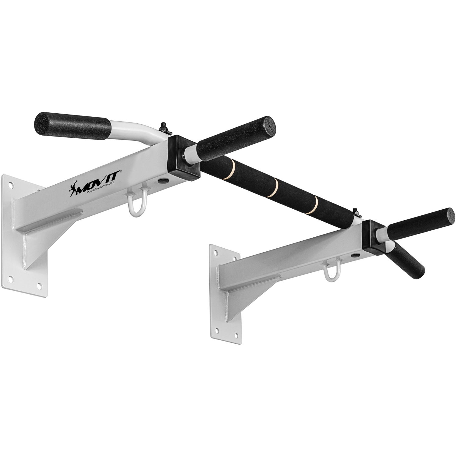 Pull up bar – Pull up station – Optrekstang – Wandmontage – Wit