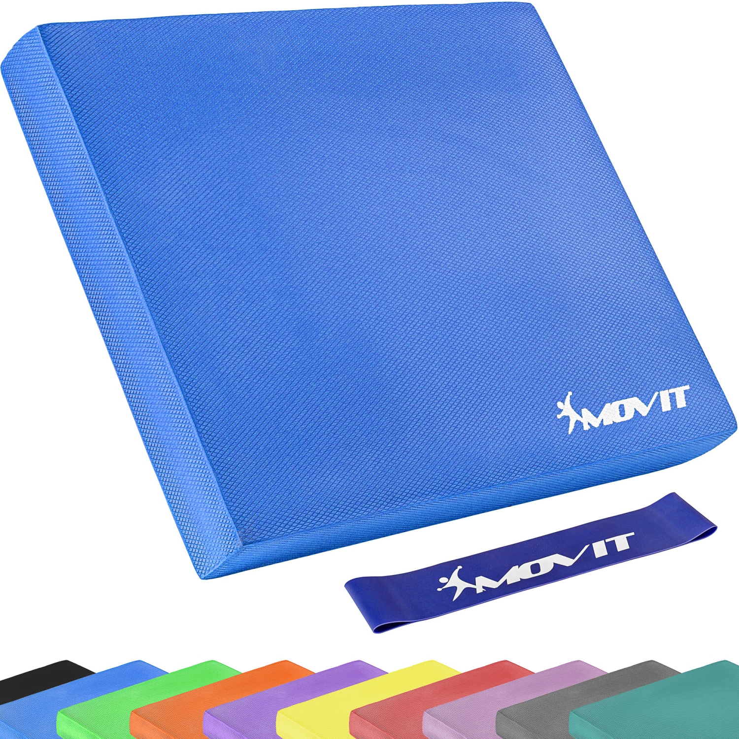 Balance board – Yoga kussen – Fitness – 50 x 40 x 6 cm – Blauw