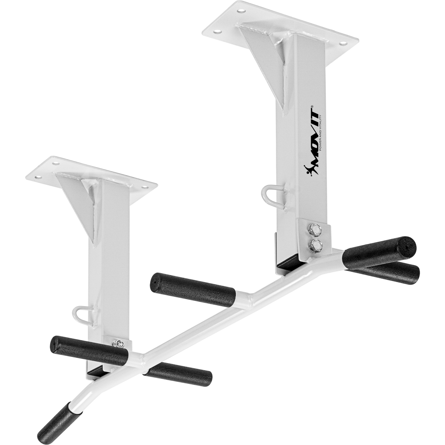 Pull up bar – Pull up station – Optrekstang – Fitness – Wandmontage – Wit