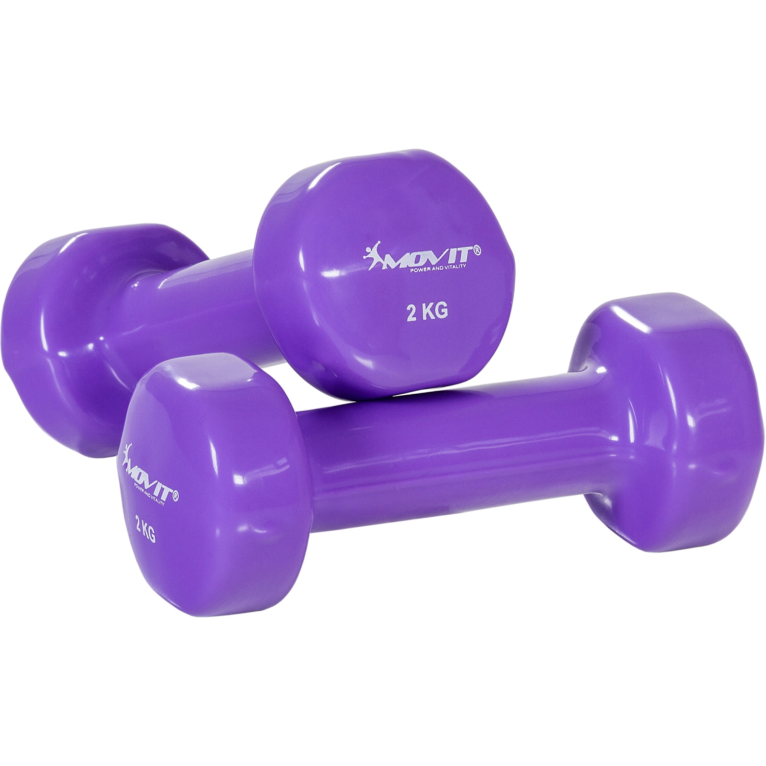Dumbells set – Gewichten – Fitness – 2x 2.0 kg – Paars