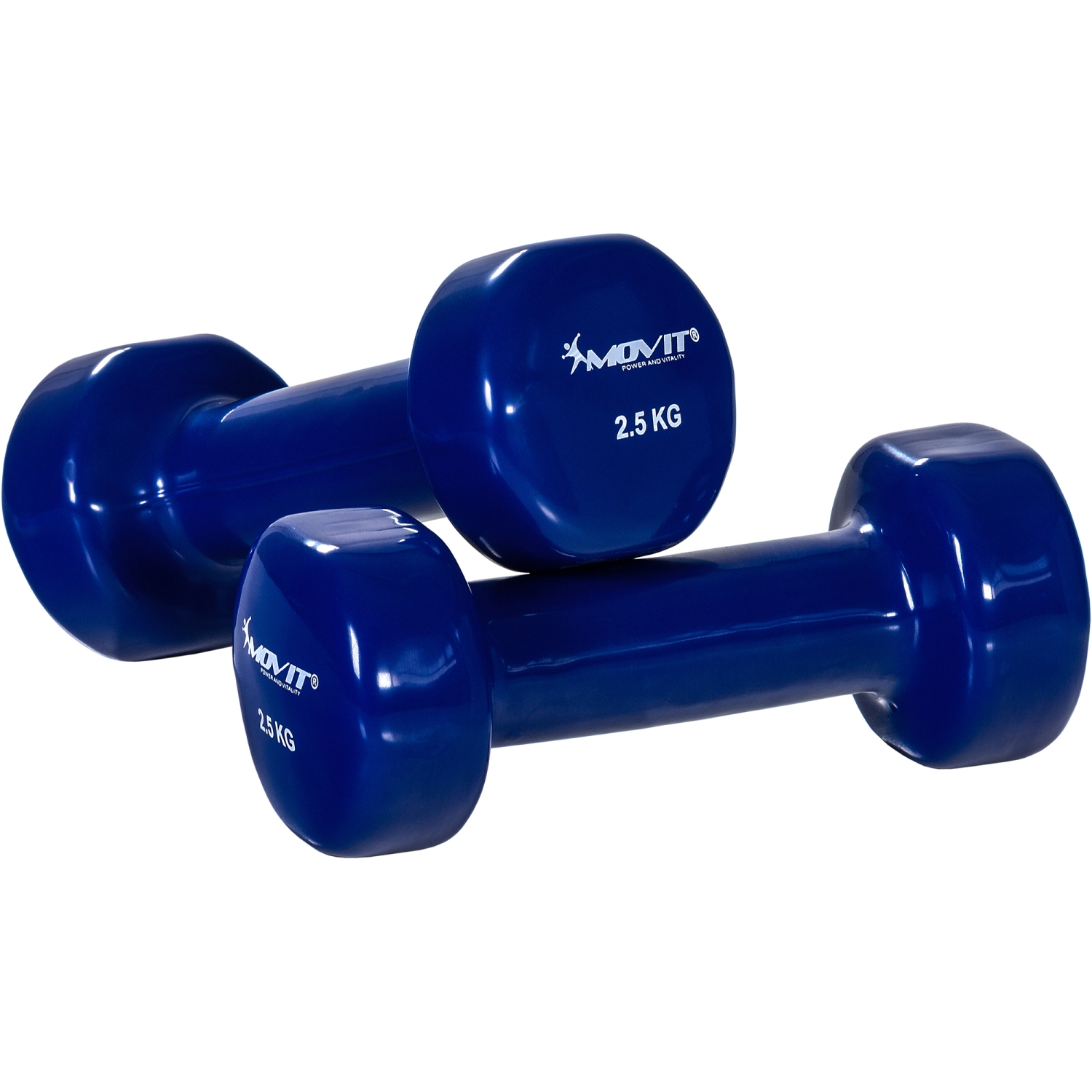 Dumbells set – Gewichten – Fitness – 2x 2.5 kg – Blauw