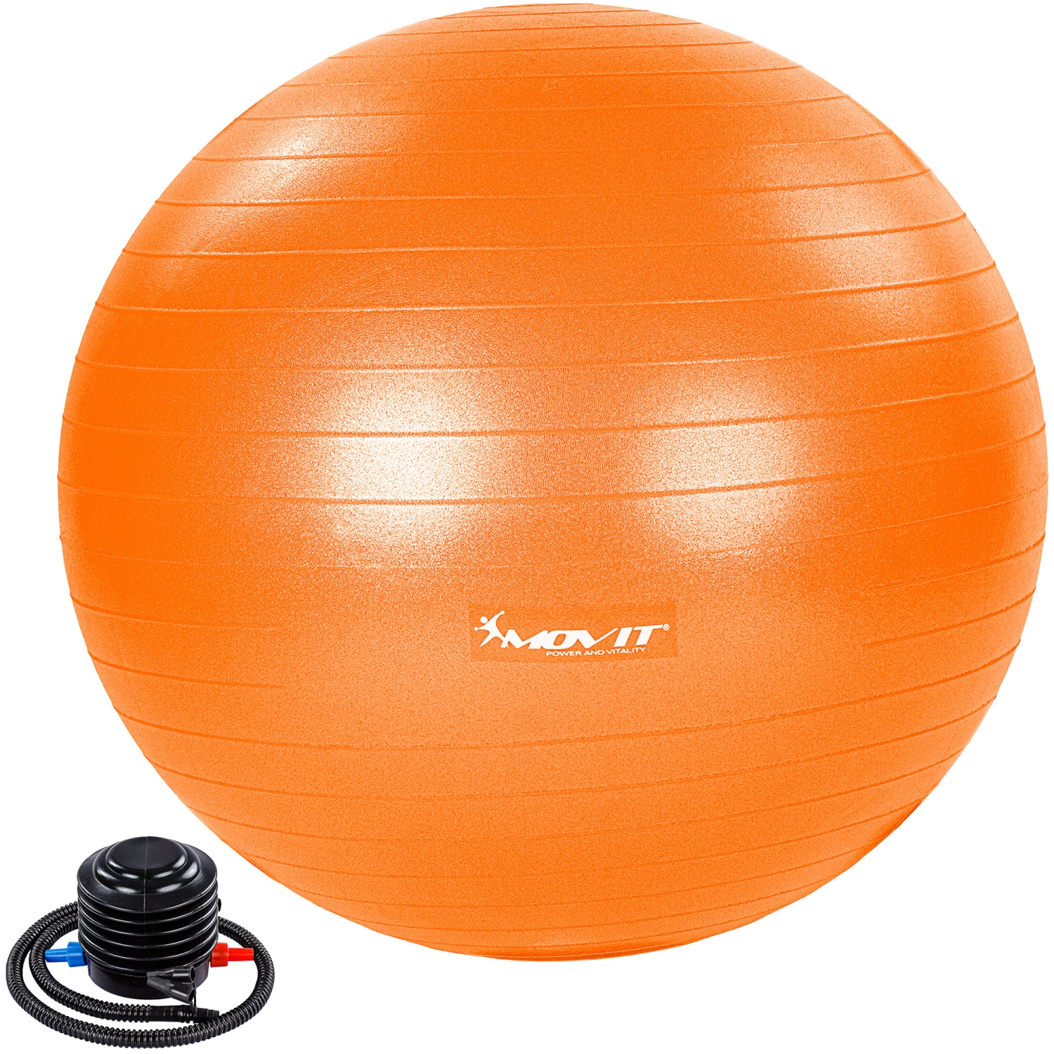 Yoga bal – Pilates bal – Fitness bal – 85 cm – Inclusief pomp – Oranje