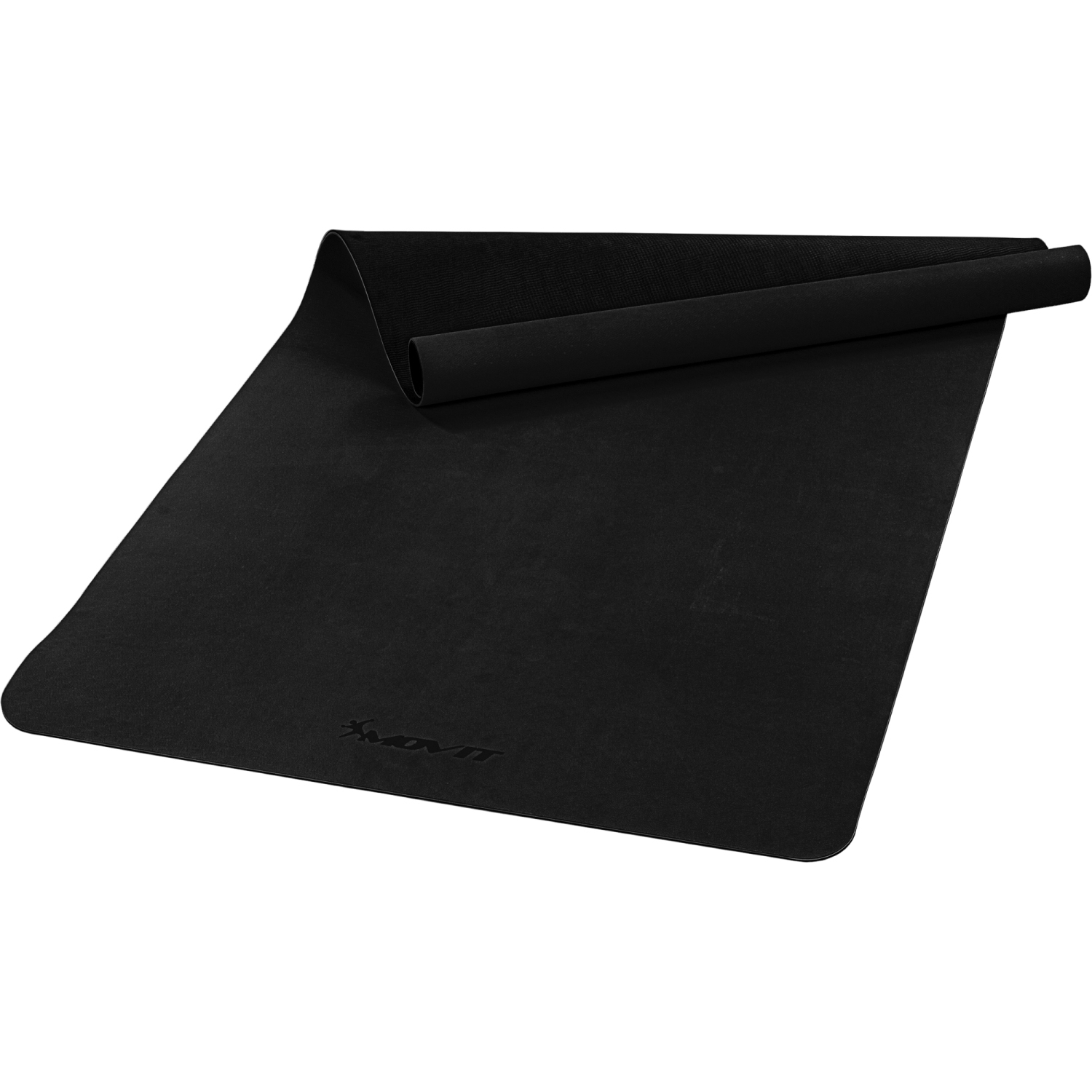 Yoga mat – Fitness mat – Pilates mat – Oprolbaar – 190 x 100 x 0.6 cm – Zwart