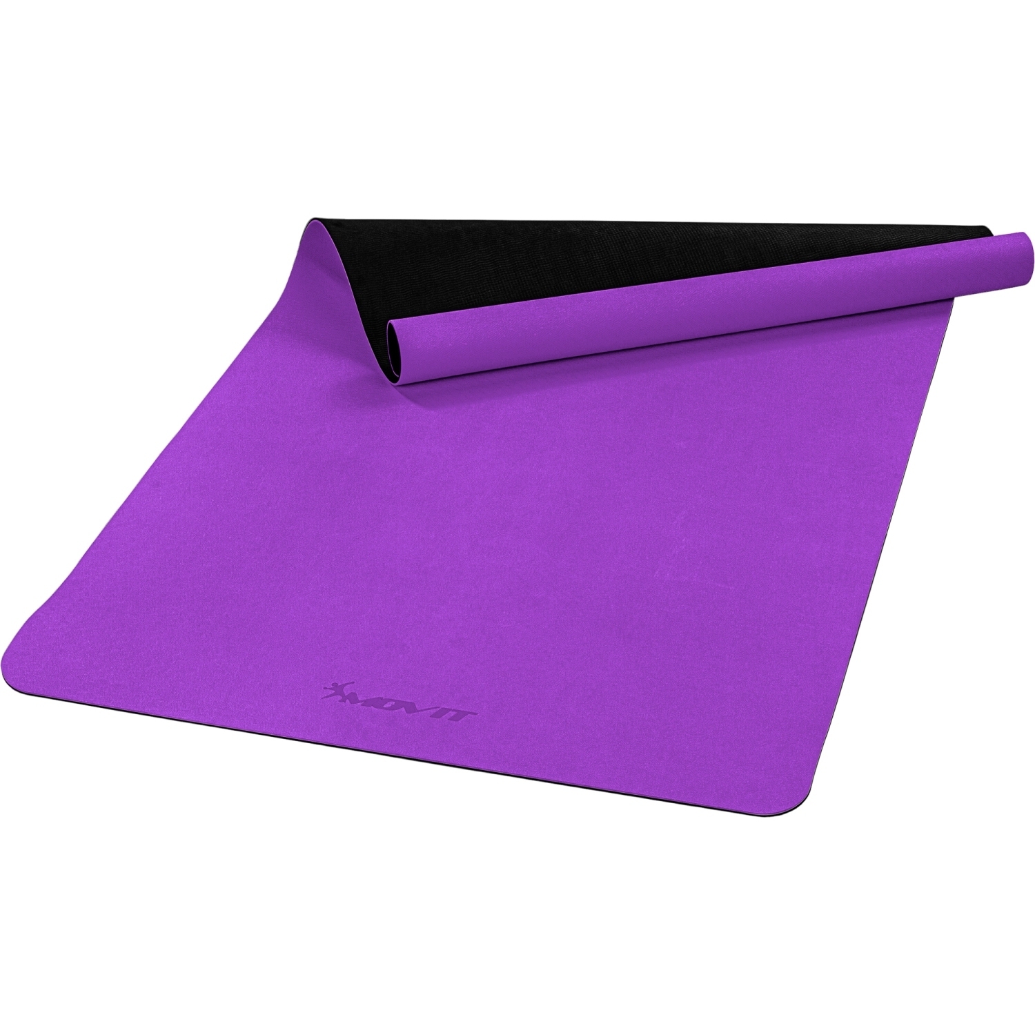 Yoga mat – Fitness mat – Pilates mat – Oprolbaar – 190 x 100 x 0.6 cm – Paars